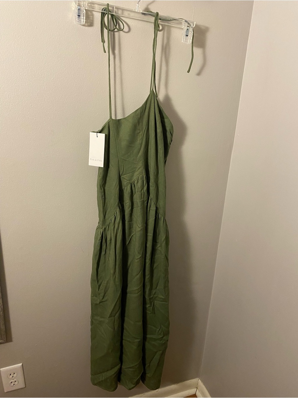Park & Fifth The Lacey Dress in  Forest Sm NWT